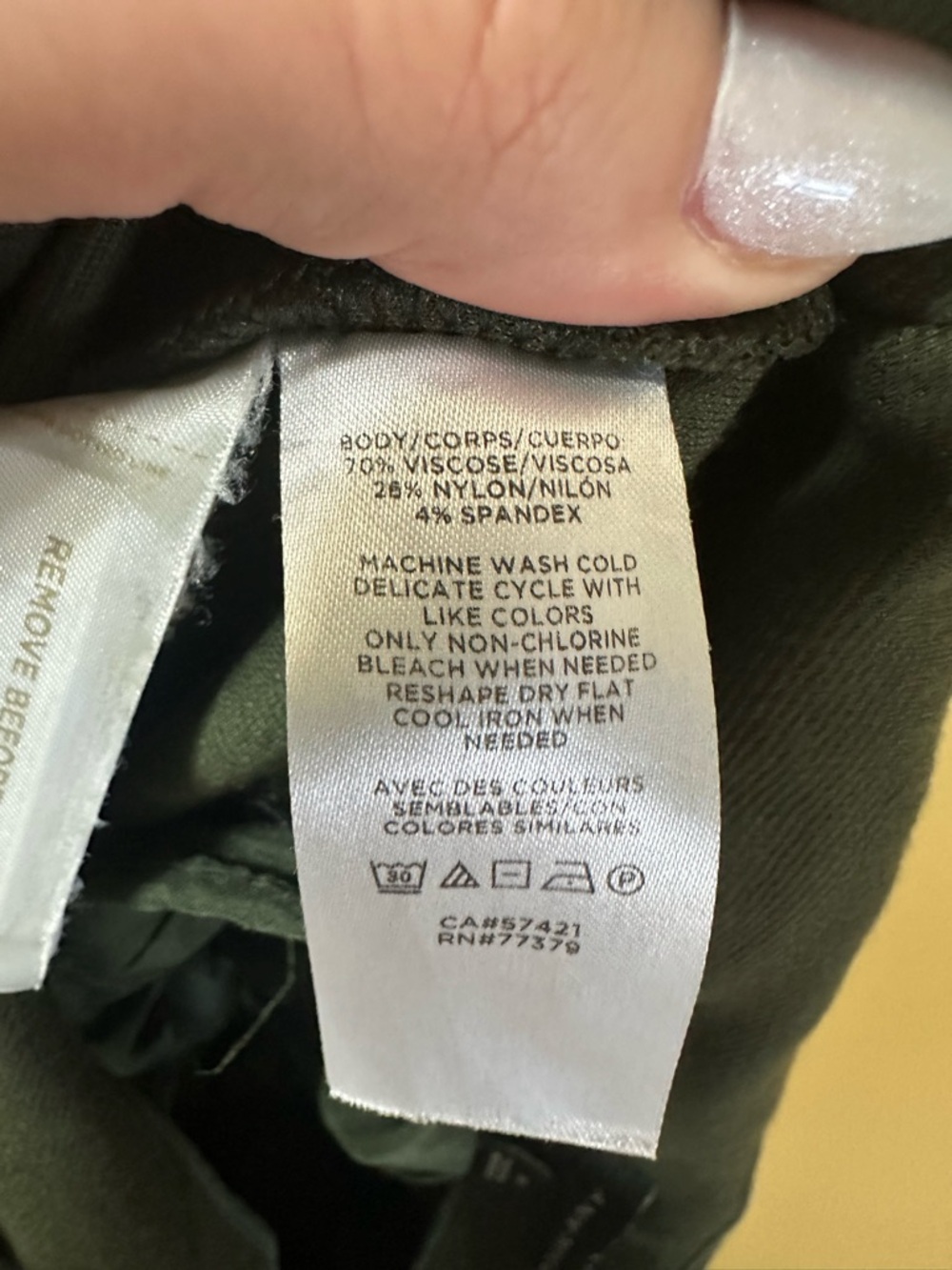 Ann Taylor High Rise Pleated Flare Sailor Pants Women 10 Dark Green - Picture 7 of 7